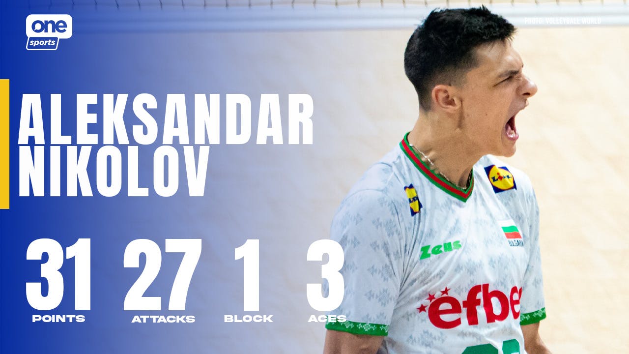 Aleksandar Nikolov fires tournament-high 31 points for Bulgaria in semis | FIVB Highlights